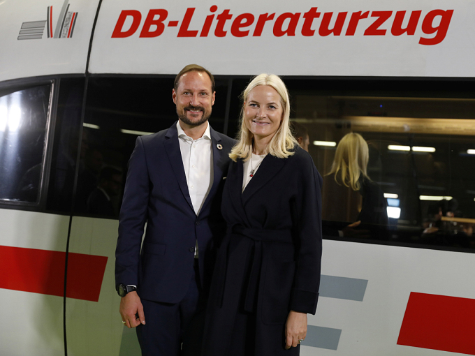 Det tyske litteraturtoget arrangeres i samarbeid med Deutsche Bahn. Foto: Heiko Junge, NTB scanpix